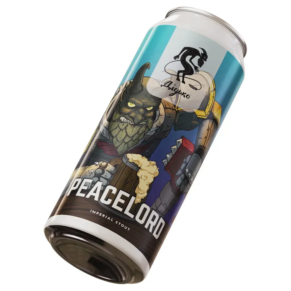 Пиво Дідько Peacelord Imp.Stout, ABV 8.3%, 0.5л