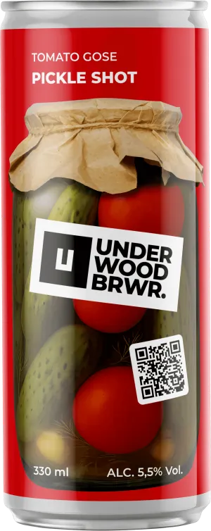 [100000937] Пиво Underwood Pickle Shot Sour, ABV 5.5%, 0.33л