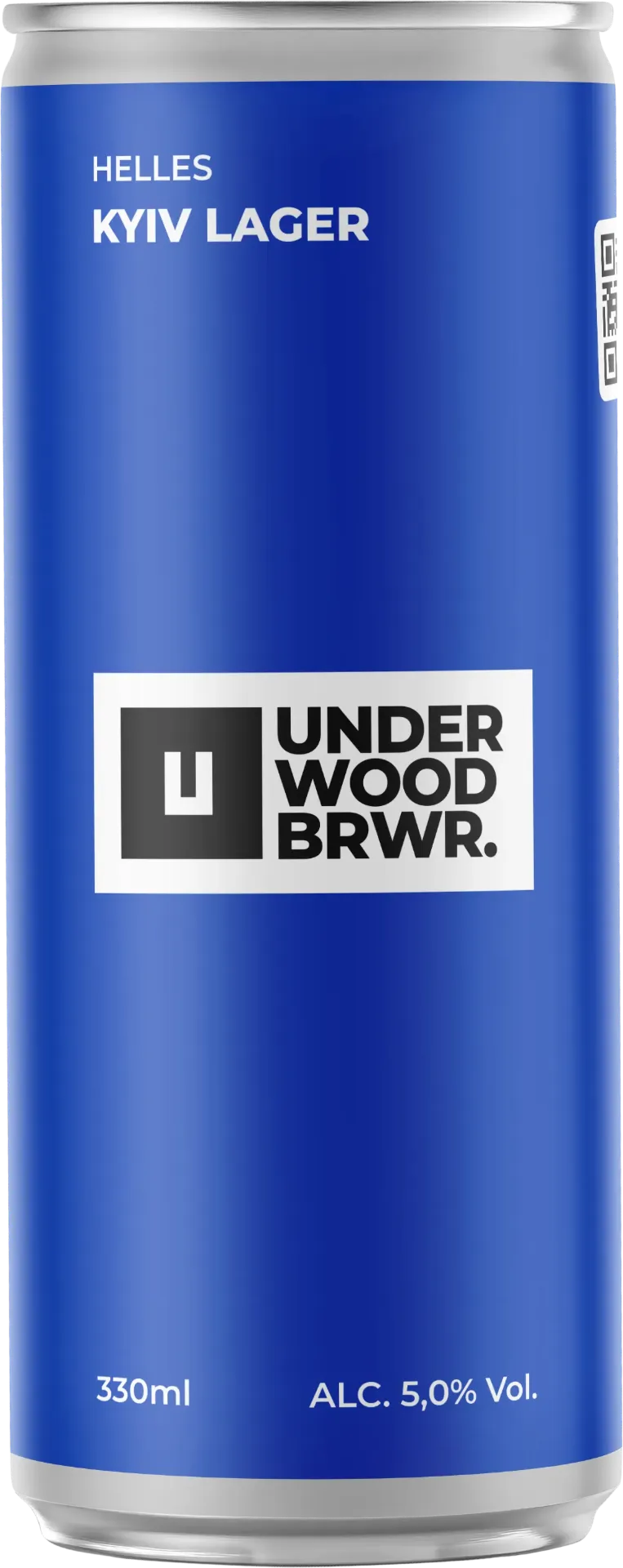 Пиво Underwood Kyiv Lager Helles, ABV 5.1%, 0.33л