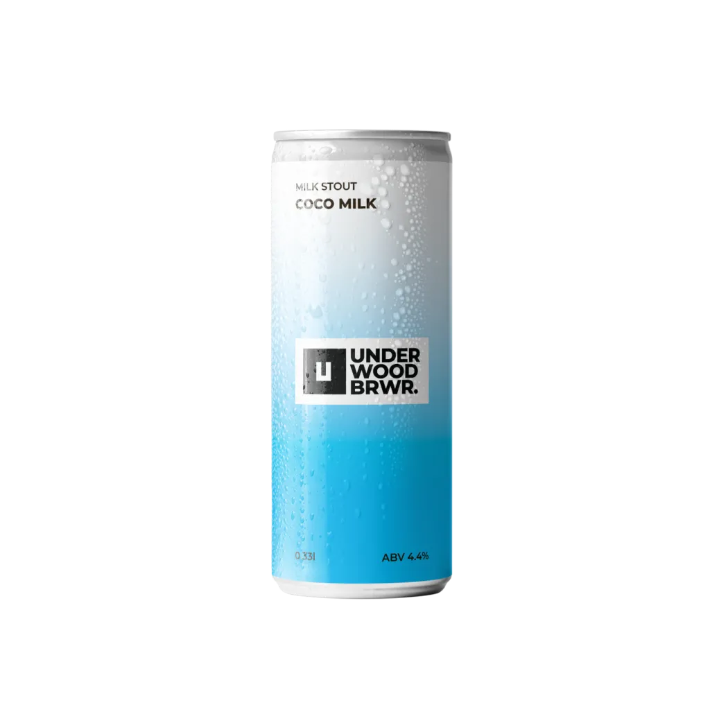 Пиво Underwood Coco Milk Stout, ABV 4.4%, 0.33 л