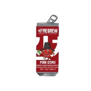 [100000747] Пиво Rebrew Pomi D'Oro Kimchi Edition Tomato Gose, ABV 5%, 0.33 л