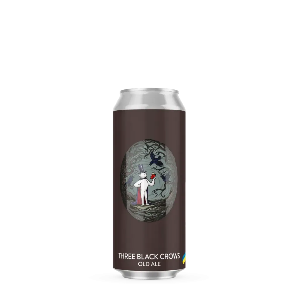 Пиво Varvar Three Black Crows Old Ale,  ABV 7,7%, 0,3 л