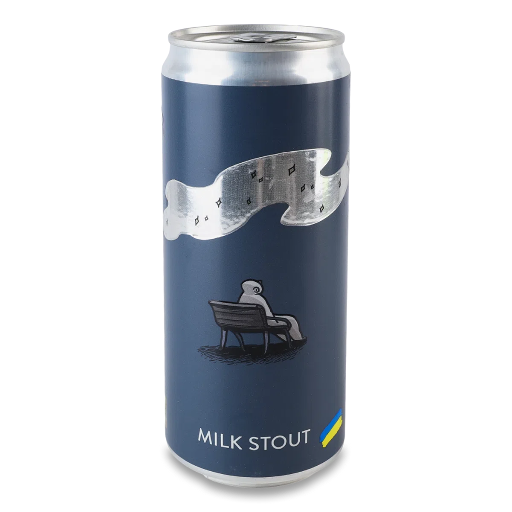 Пиво Varvar Milk Stout, ABV 6%, 0.375л