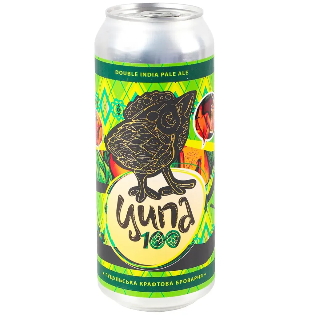 Пиво Ципа 100 DIPA, ABV 7.8%, 0.5л