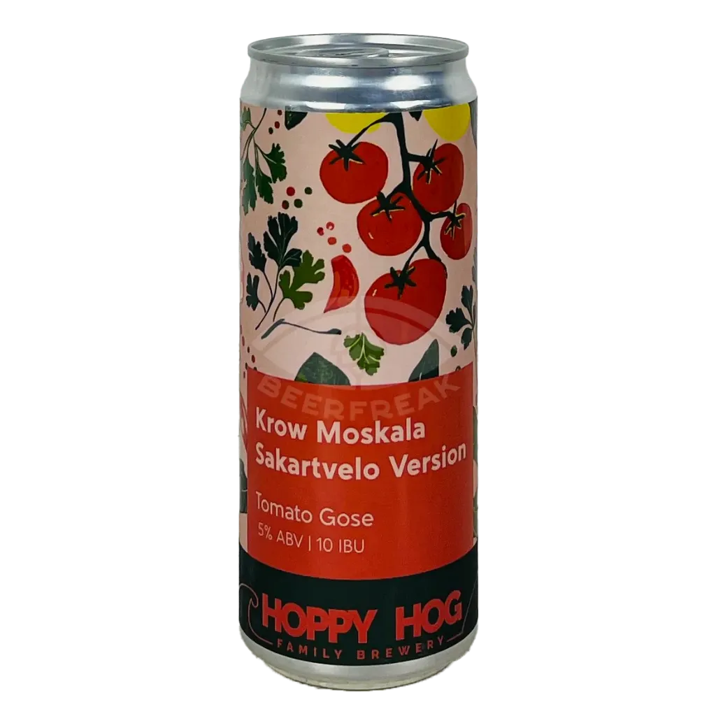 [100003379] Пиво Hoppy Hog Krow Moskala Arrabiata Ver. Sour, ABV 5%, 0.33л