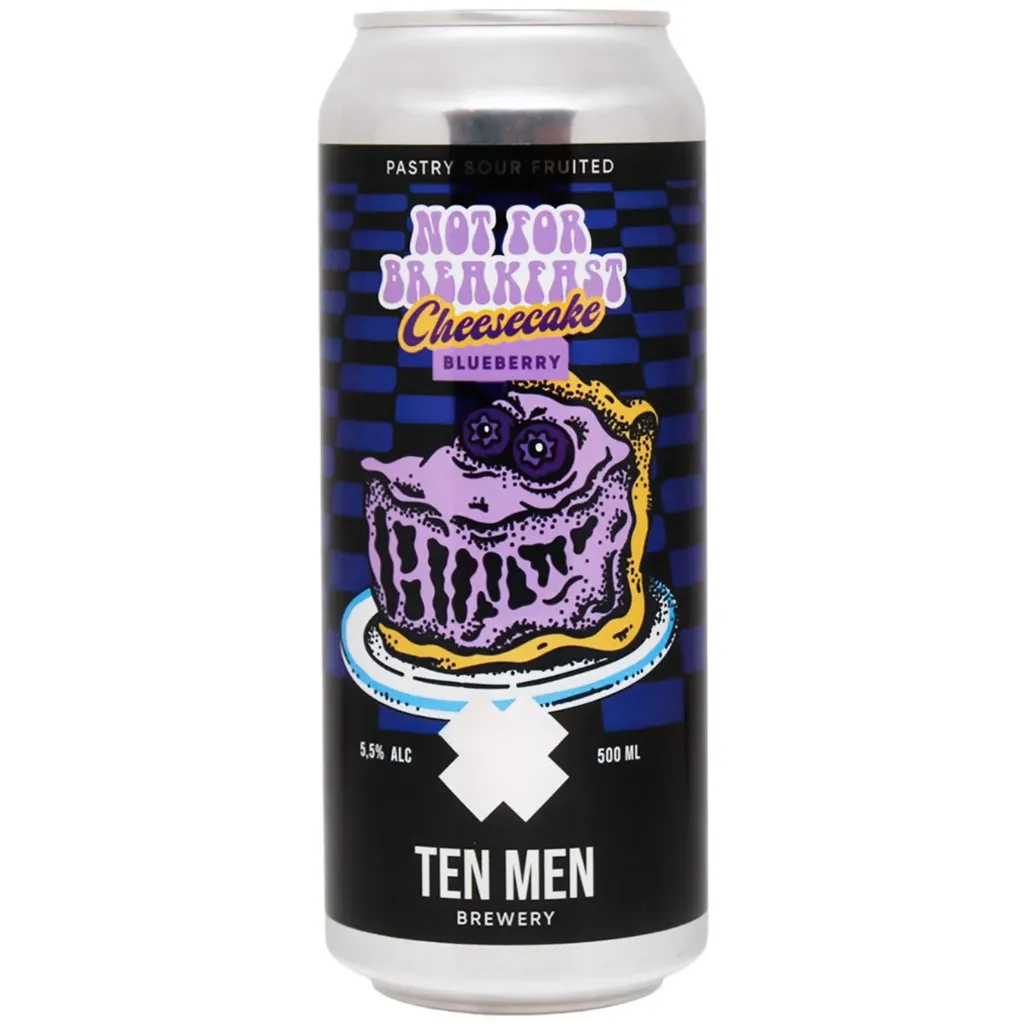[100003420] Пиво Ten Men NFB: Mango Blueberry Black Currant Cheesecake Sour, ABV 5%, 0.5л