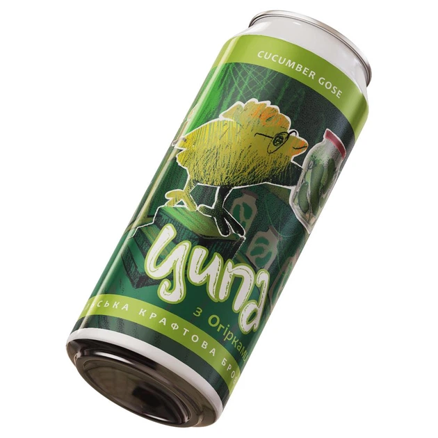 [100003475] Пиво Ципа В Огірках (З Огірками) Sour, ABV 4%, 0.5л