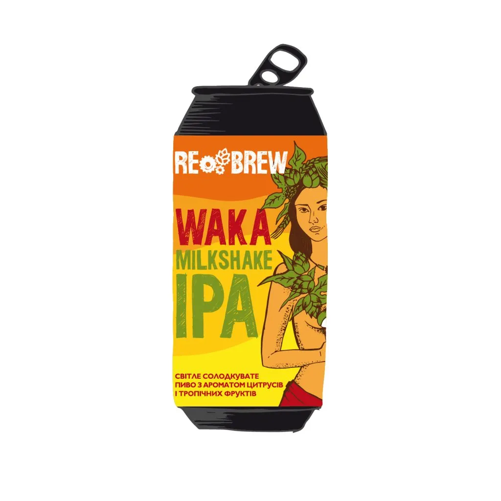 [100000773] Пиво Rebrew Waka MIPA, ABV 5.5%, 0.5л