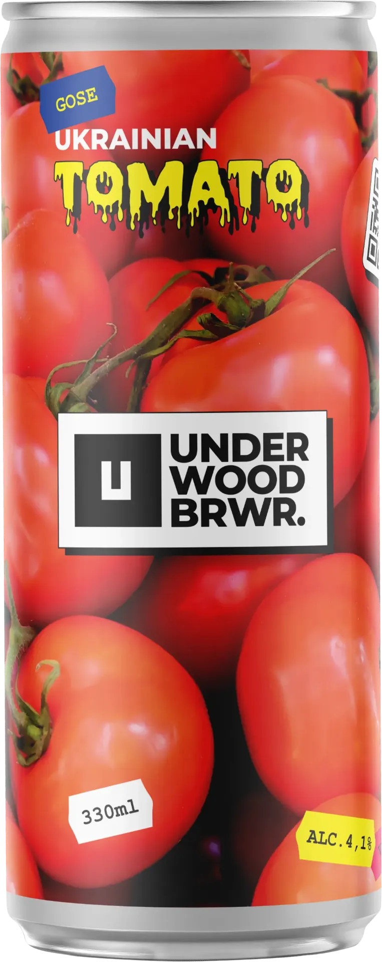 [100003532] Пиво Underwood Ukrainian Tomato Gose, ABV 4,1%, 0.33л