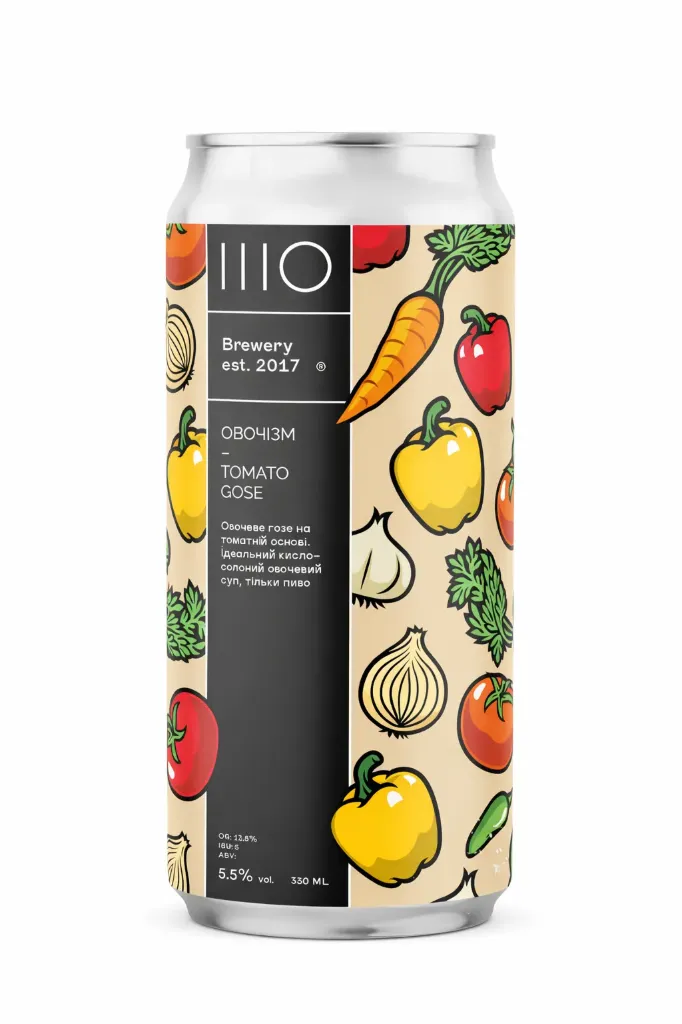 [100003567] Пиво ШО Овочізм Tomato Gose, ABV 5,5%, 0.33л