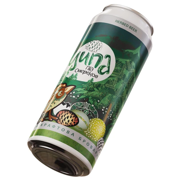Пиво Ципа Під Смереков Herbed Beer, ABV 5,3%, 0.5л