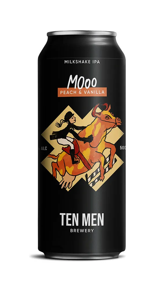 [100003525] Пиво Ten Men Mooo Milkshake IPA, ABV 5,3%, 0.33л