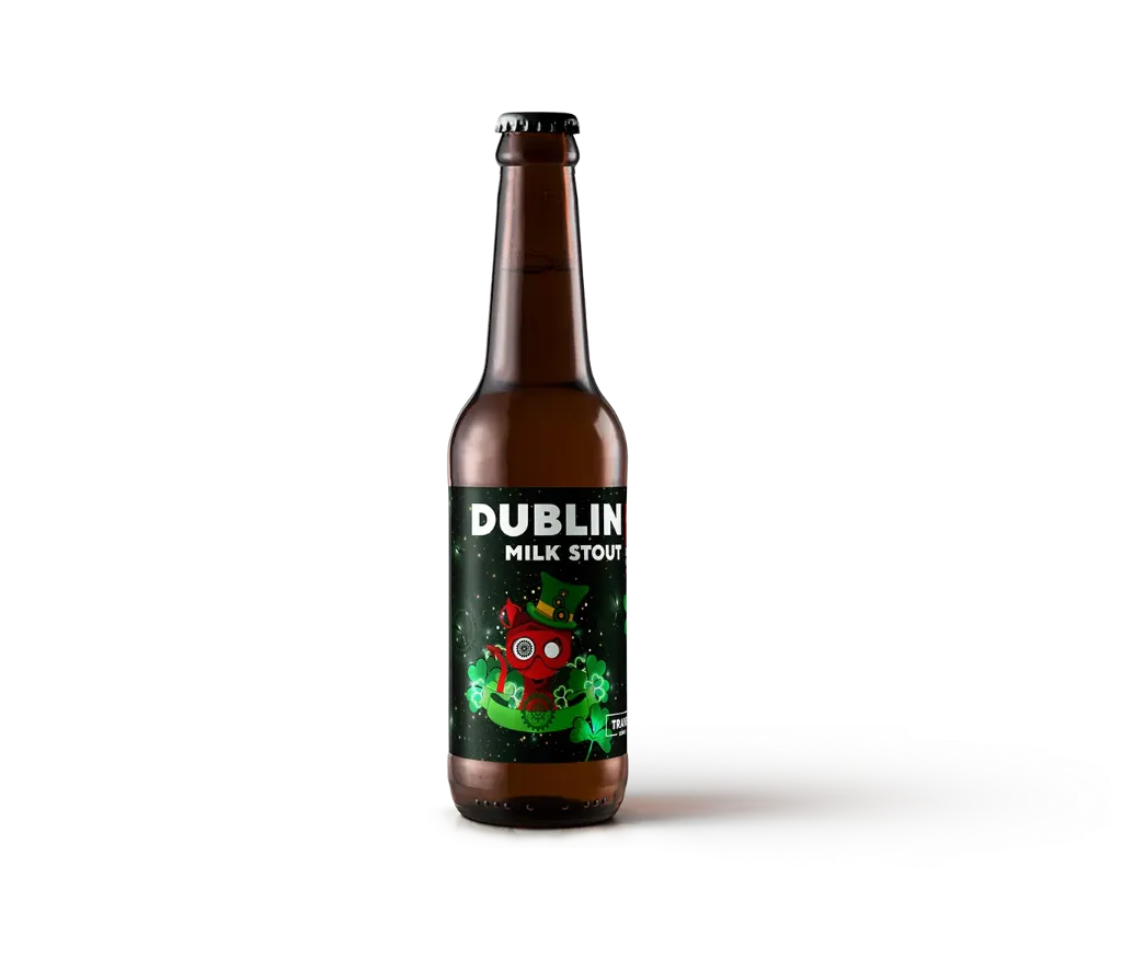 Пиво Red Cat Dublin Milk Stout, ABV 5,2%, 0.33л