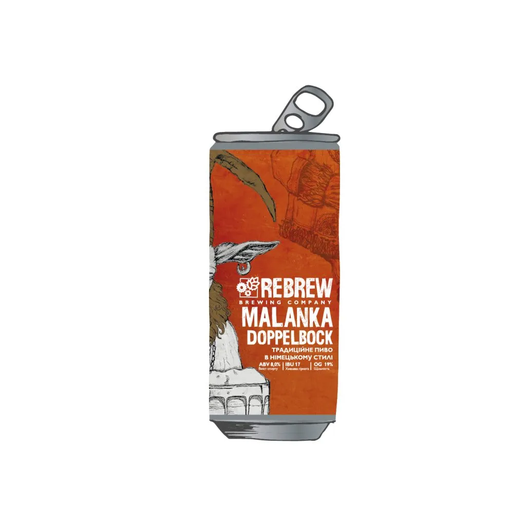 [100003513] Пиво Rebrew Malanka Dopelbock, ABV 8%, 0.33л
