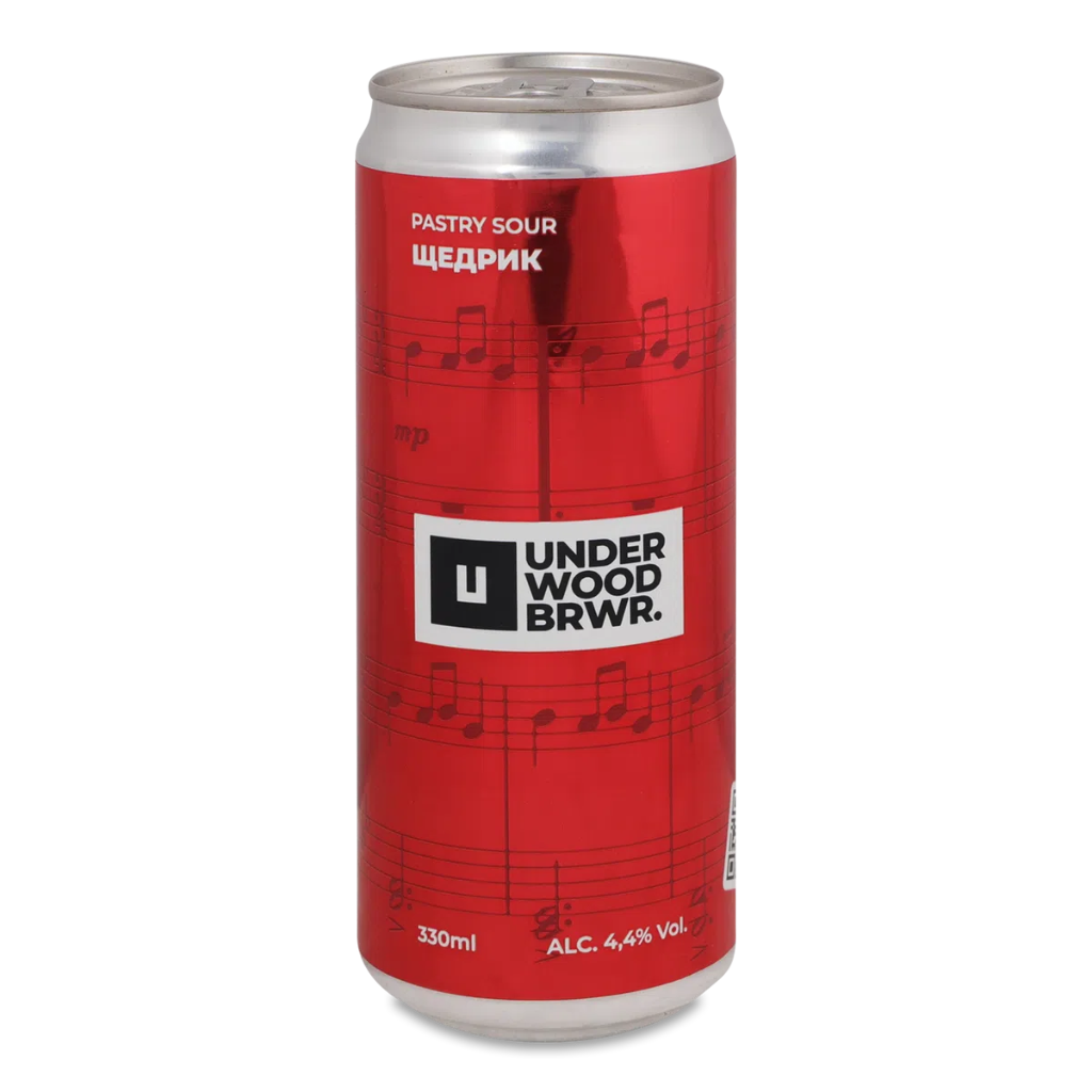 [100000975] Пиво Underwood Щедрик Pastry Sour, ABV 4.4%, 0.33л
