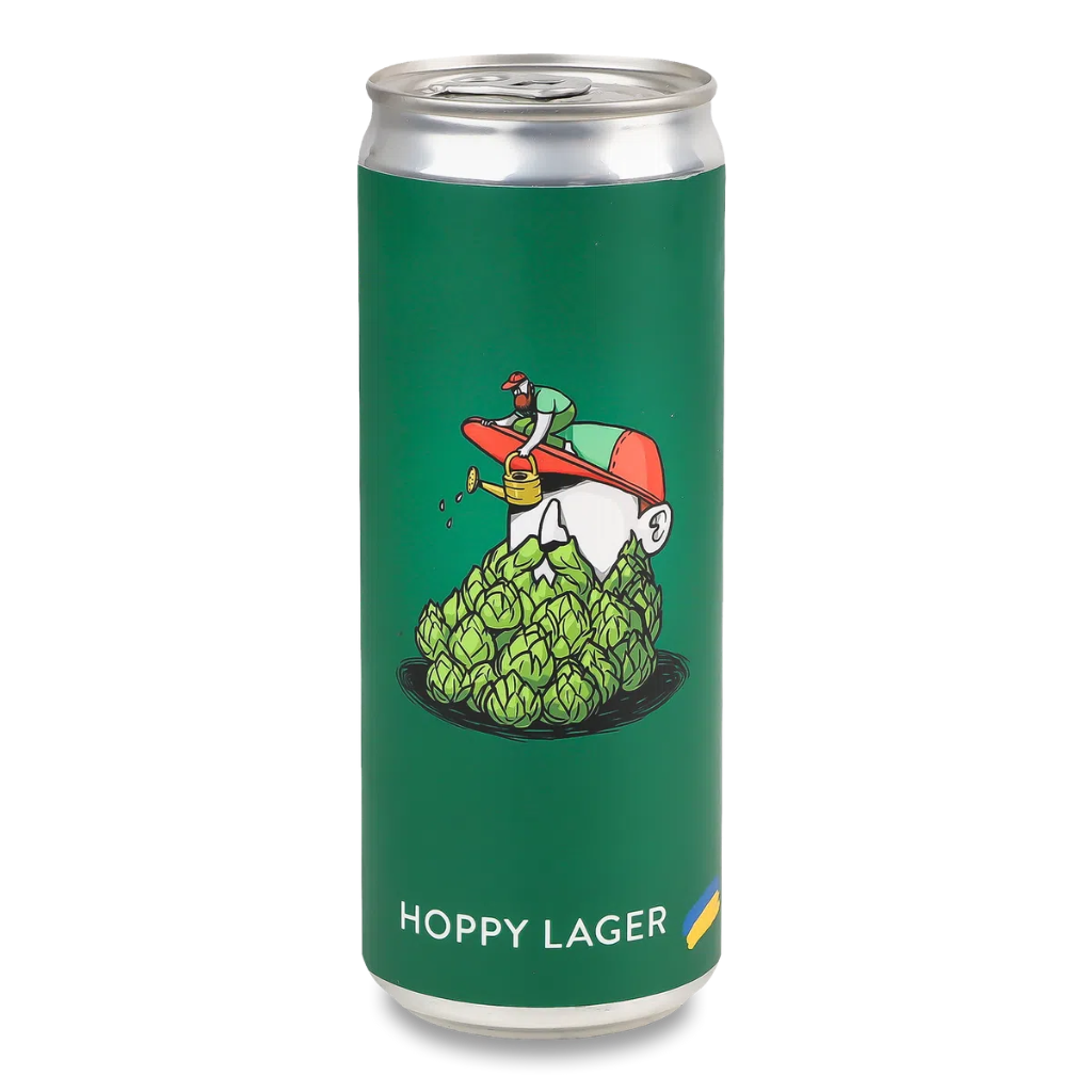 [100001019] Пиво Varvar Hoppy Lager, ABV 5.6%, 0.3л