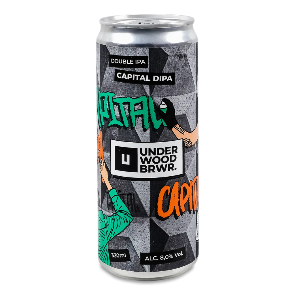 [100000901] Пиво Underwood Capital DIPA, ABV 8%, 0.33л
