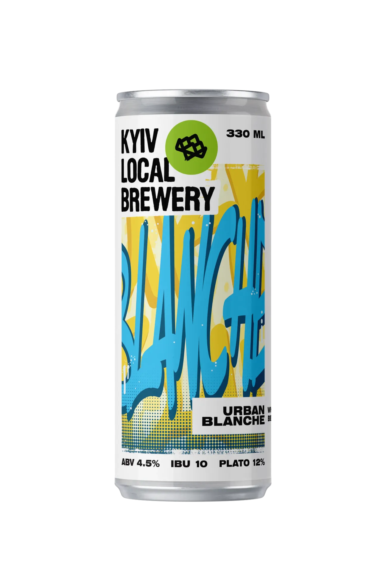 Пиво Kyiv Local Brewery Urban Blanche, ABV 4.5%, 0.33л
