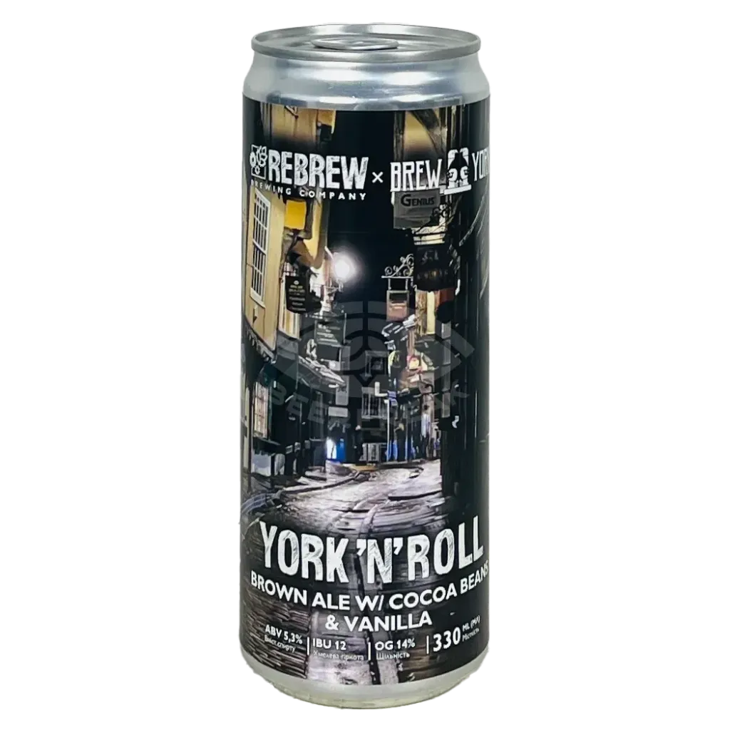 [100000781] Пиво Rebrew York n Roll Brown Ale, ABV 5.3%, 0.33л