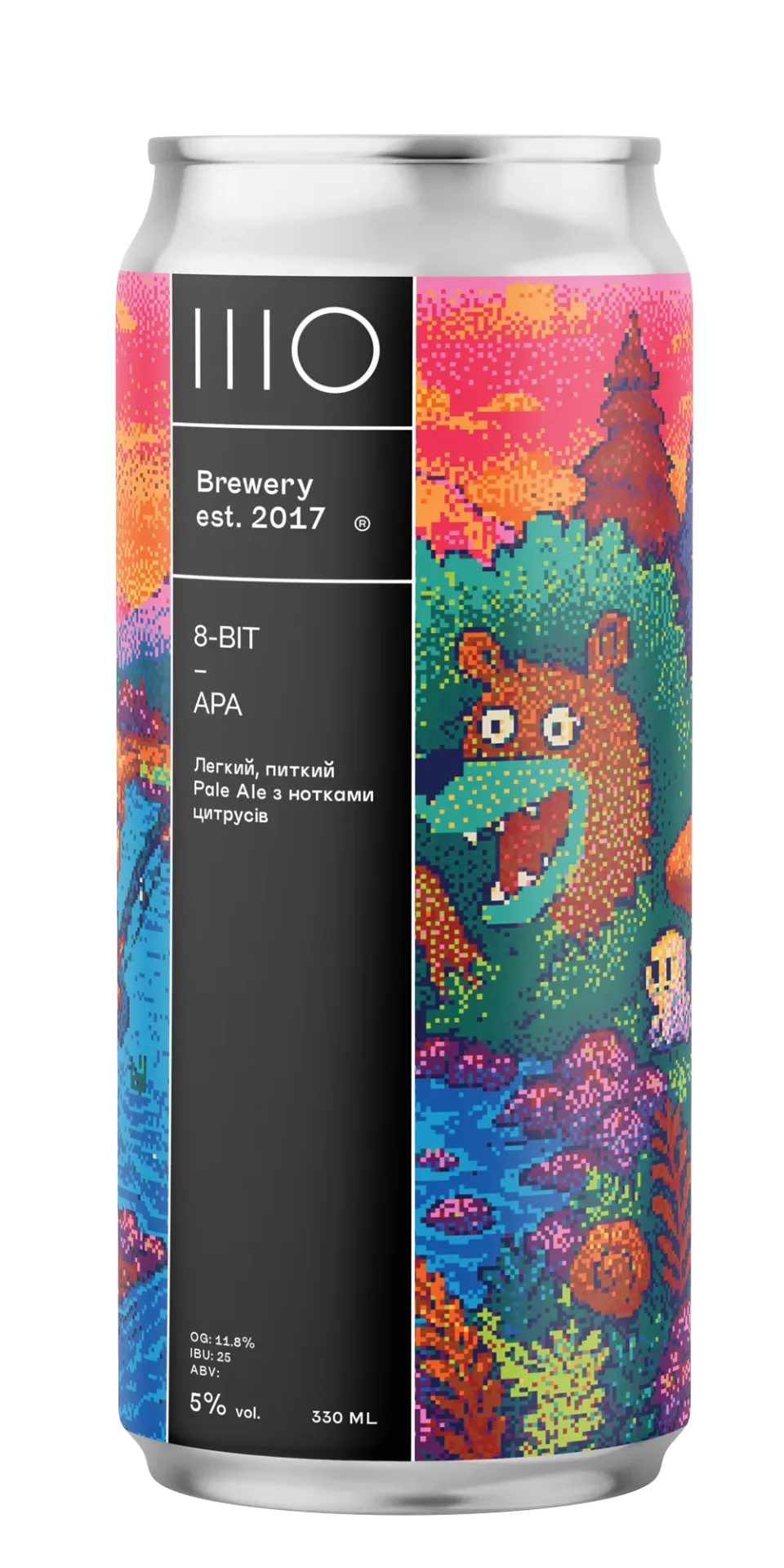 Пиво ШО 8-Bit APA, ABV 5%, 0.33л