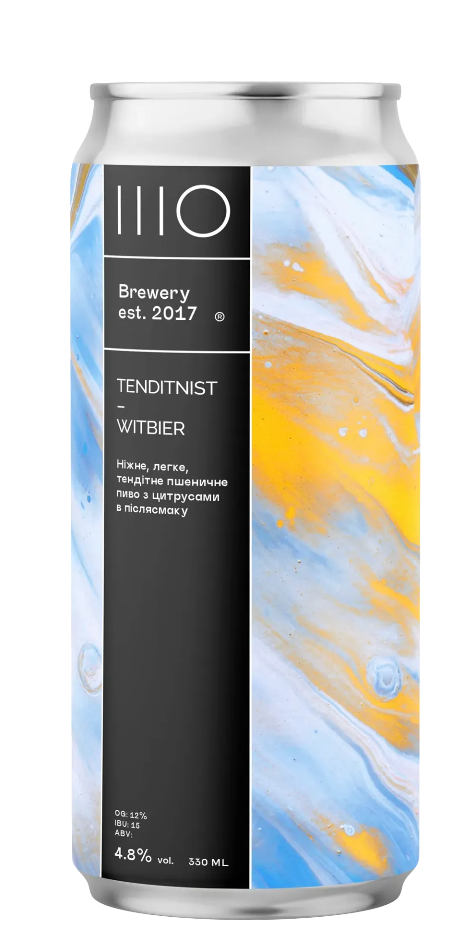 [100001414] Пиво ШО Тендітність Wheat, ABV 4.8, 0.33л
