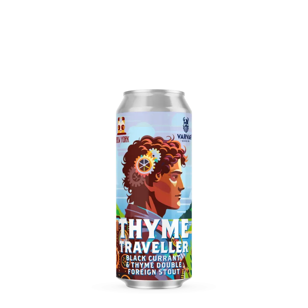 [100001082] Пиво Varvar x Brew York Thyme Traveller Imperial Stout, ABV 10%, 0.33 л