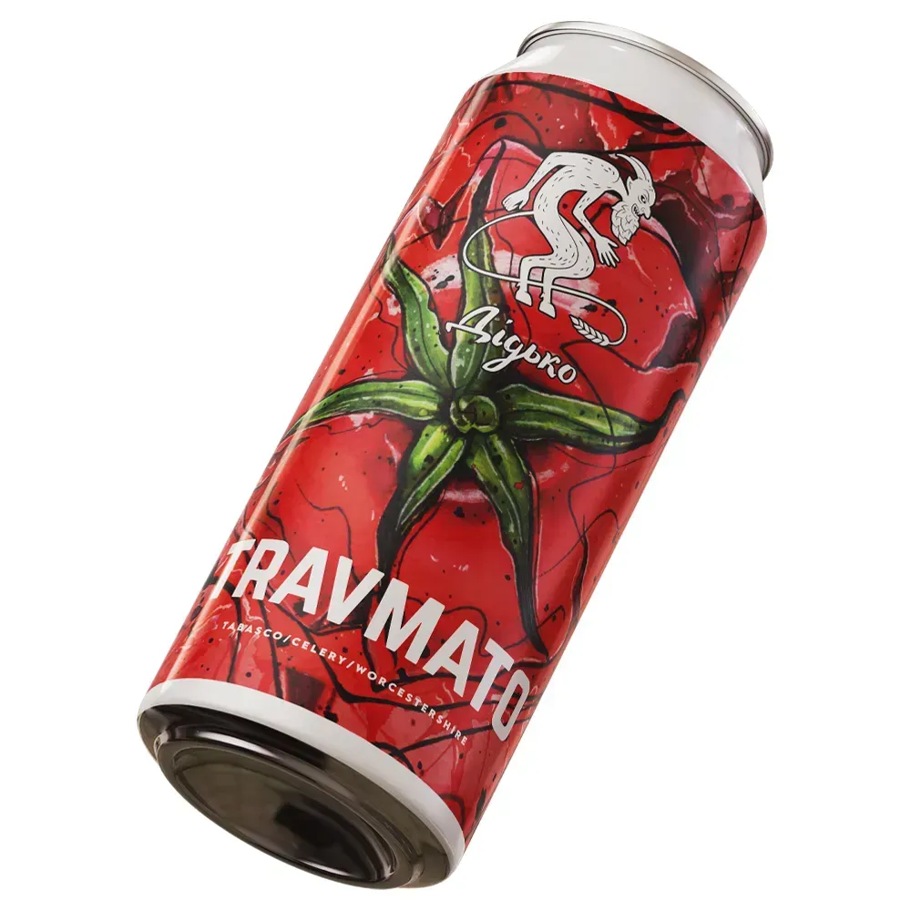 Пиво Дідько Travmato Tomato, ABV 3.1%, 0.5л