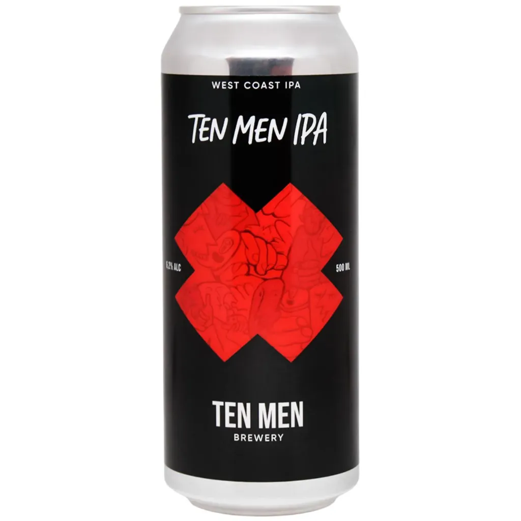 Пиво Ten Men IPA, ABV 6%, 0.5л