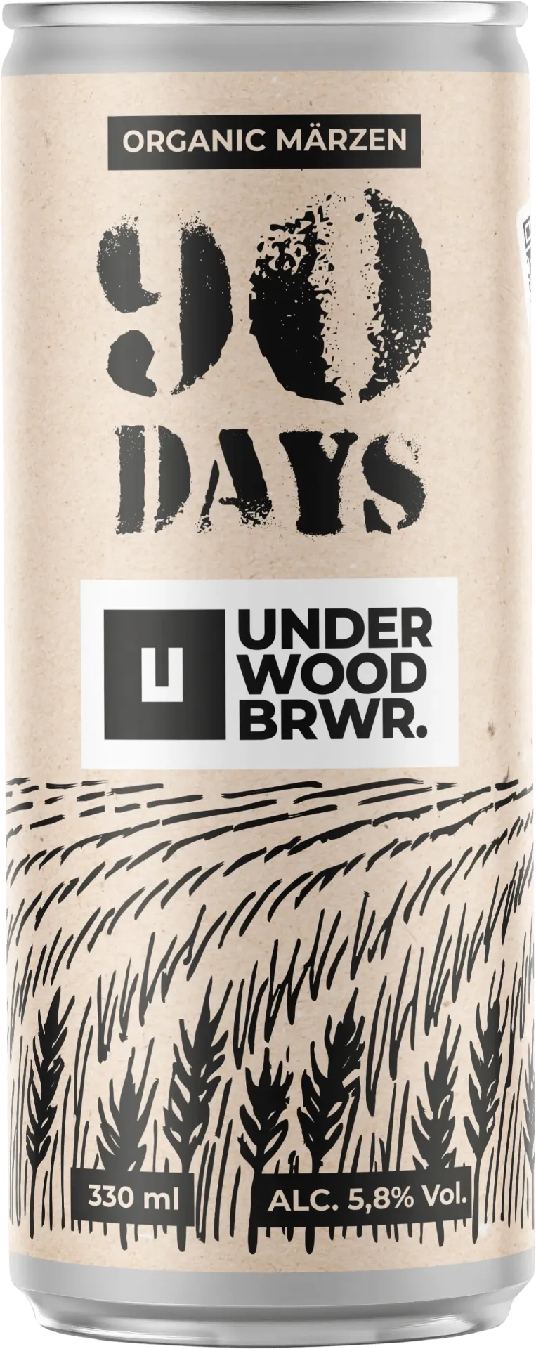 Пиво Underwood 90 Days Marzen, ABV 5.8%, 0.33л