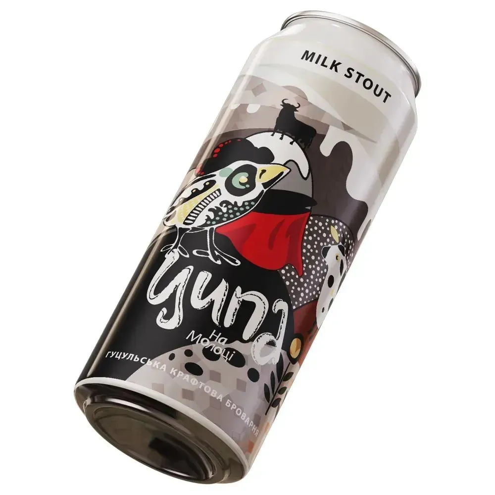 Пиво Ципа На Молоці Milk Stout, , ABV 7.6%, 0.5л