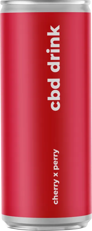 Лимонад Underwood Soda CBD Drink Cherry X Perry, ABV 0%, 0.33л